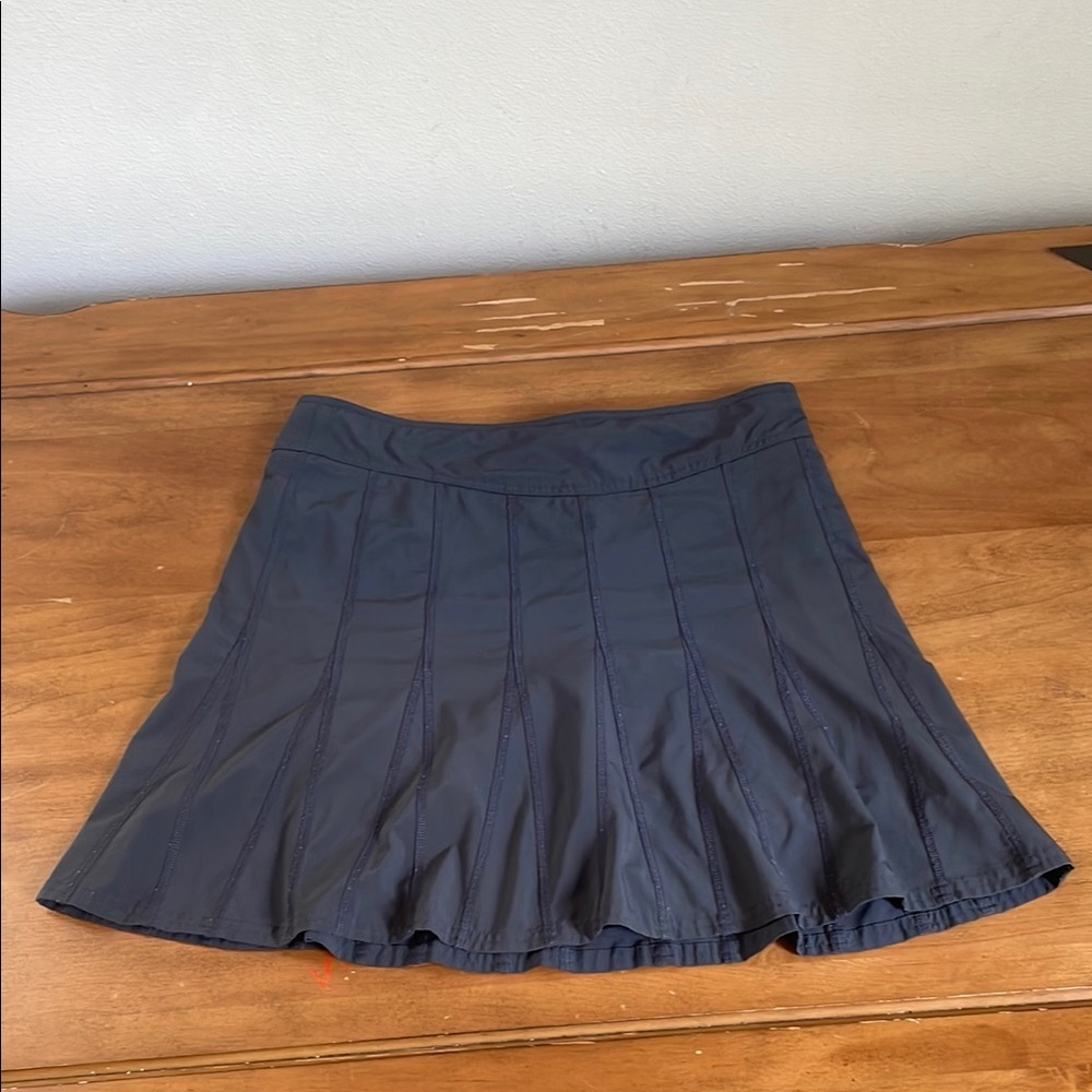 Athleta Gray Mini Fit and Flare Skirt Size 6